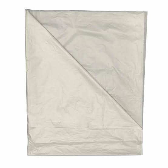 [PP1325] CLEAR LIGHT REFUSE BAG 25MIC - 100 BAGS