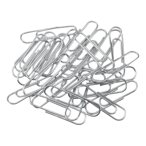 [PP0443] [PP0443] 33MM SILVER PAPER CLIPS 100'S