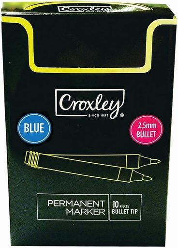 [PP0467] [PP0467] CROXLEY PERMANENT MARKER BULLET BLUE