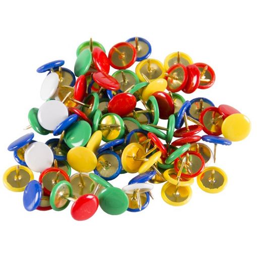 [PP0978] [PP0978] PUSH PINS 100S ASSORTED
