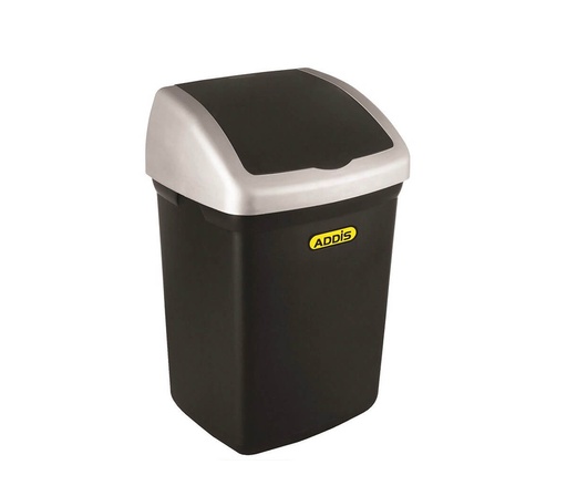 [PP1219] [PP1219] BLACK AND SILVER BIN - 32LT