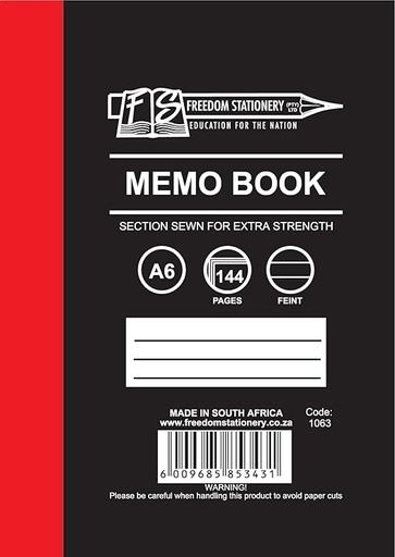 [PP0199] [PP0199] A6 MEMO BOOK 144PG