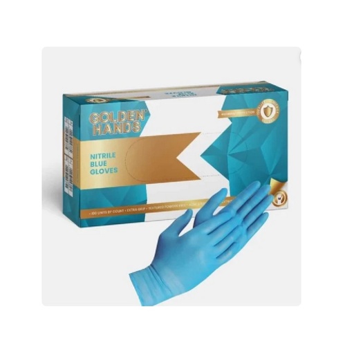 [PP0238] [PP0238] NITRILE GLOVES BLUE LARGE