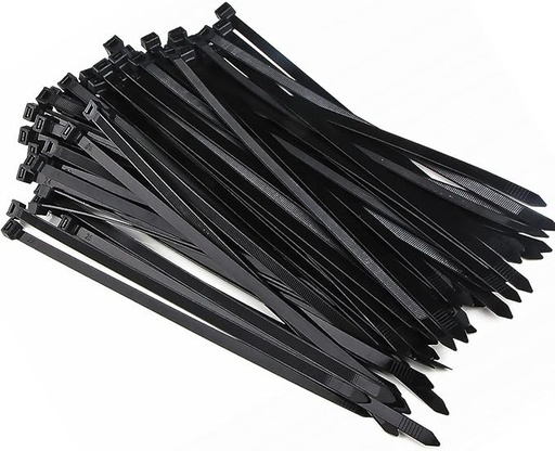 [PP0344] [PP0344] CABLE TIES BLACK PACK OF 100