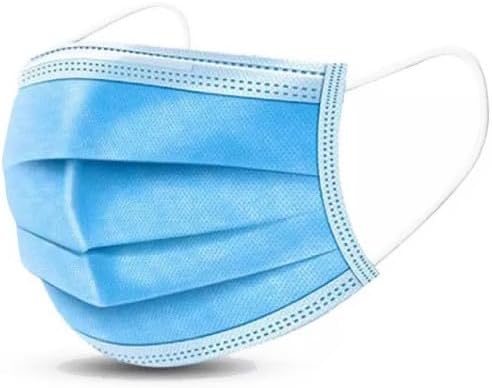 [PP0346] [PP0346] 3PLY DISPOSABLE FACE MASKS 50 PIECES - BLUE